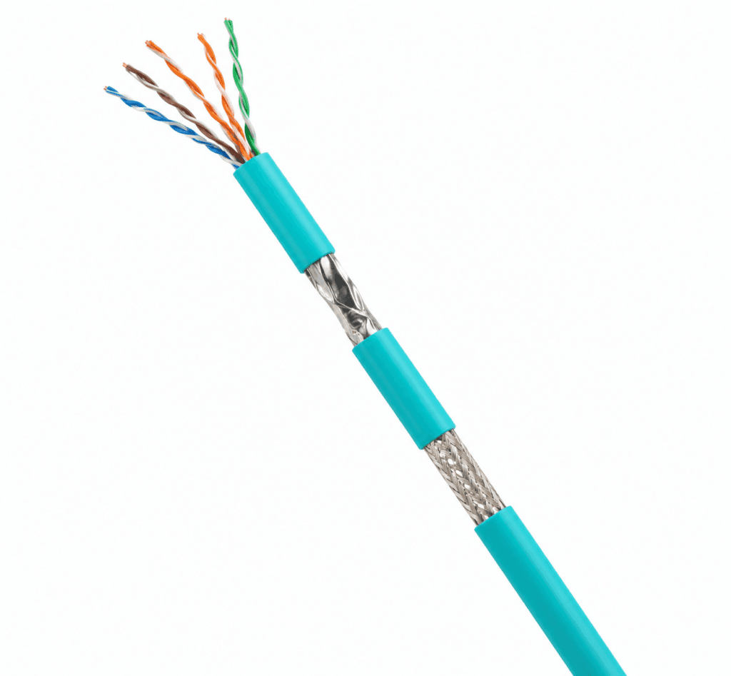 산업용 600V Cat6A SF/UTP 케이블