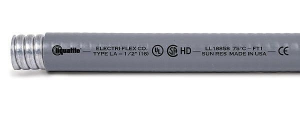 UL 인증 미국 & 캐나다 표준형 방수 후렉시블 전선관 – Liquidtight Flexible Conduit (Type LA)